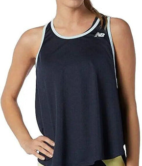 New Balance Women's Achiever Mesh Tank Top Eclipse Black Size Large