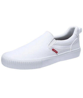 Levi's WHITE Men's Lance Slip-on Sneakers, US 10.5