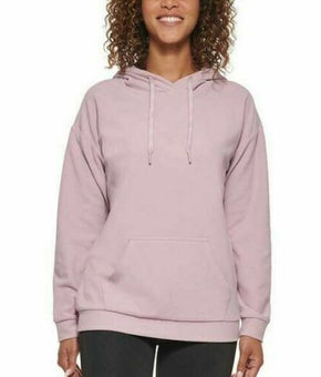 Marc New York Ribbed Knit Pullover Hoodie Sweatshirt womens light purple Size L