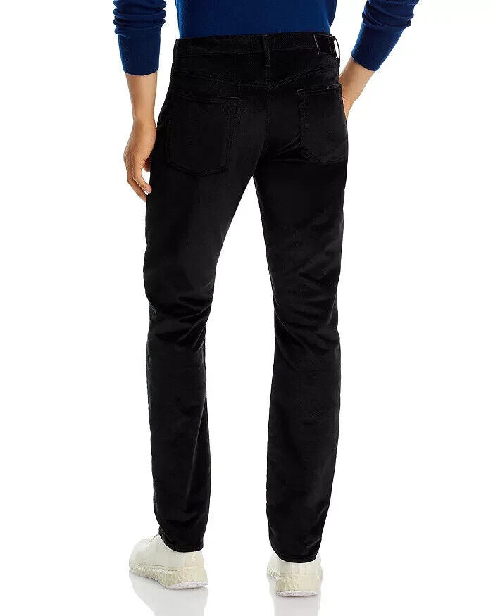 7 For All Mankind Paxtyn Clean-Pocket Skinny Jeans Black Men's Size 29 MSRP $198