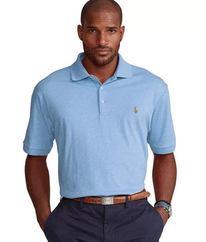Polo Ralph Lauren Big & Tall Soft Cotton Polo Shirt Light Blue Size 2XB MSRP $98