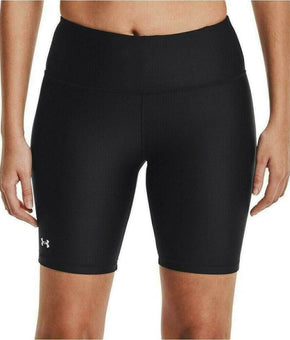Under Armour Women's HeatGear Compression Bike Shorts Black Size XS MSRP $35