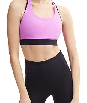 Bandier All Access Stash Pocket Bra, Future/Black, Size M