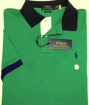 Polo Ralph Lauren Mens Classic-Fit Mesh Green Billiard Size L MSRP $110