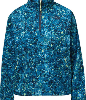 The North Face Women's Printed Class V Windbreaker Top Blue Size XXL MSRP $99
