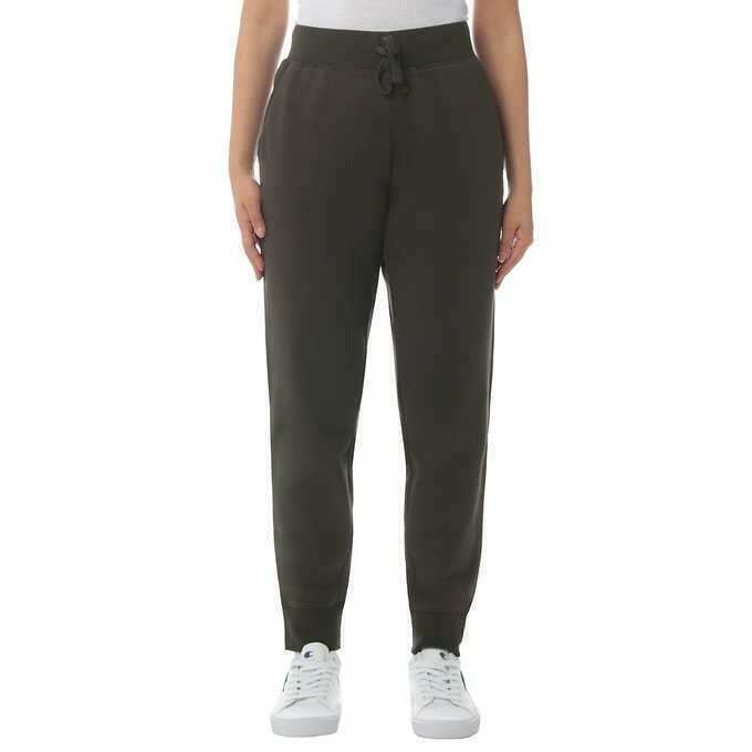 Champion Women's Army Green Sueded Fleece Jogger Pants Size XL