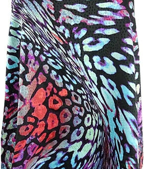 Rachel Roy Womens Animal Print Sleeveless Top Black Multi color Size M