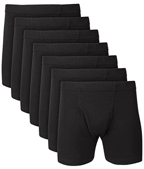 Alfani Mens Underwear Medium 7 Pack Solid Boxer Briefs Black Size M