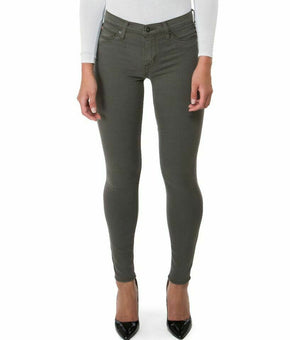 HUDSON Juniors Womens Green Pocketed Zippered Ankle Skinny Jeans SZ 30 MSRP $189