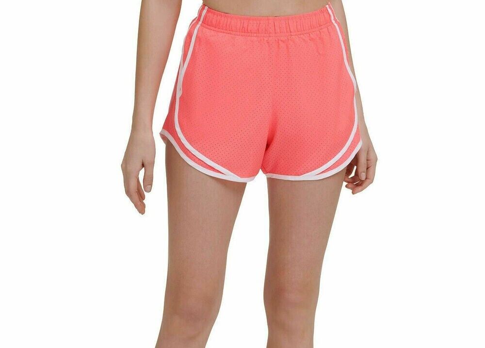 Calvin Klein Performance Women's Perforated Shorts Orange Size XL MSRP $ 36