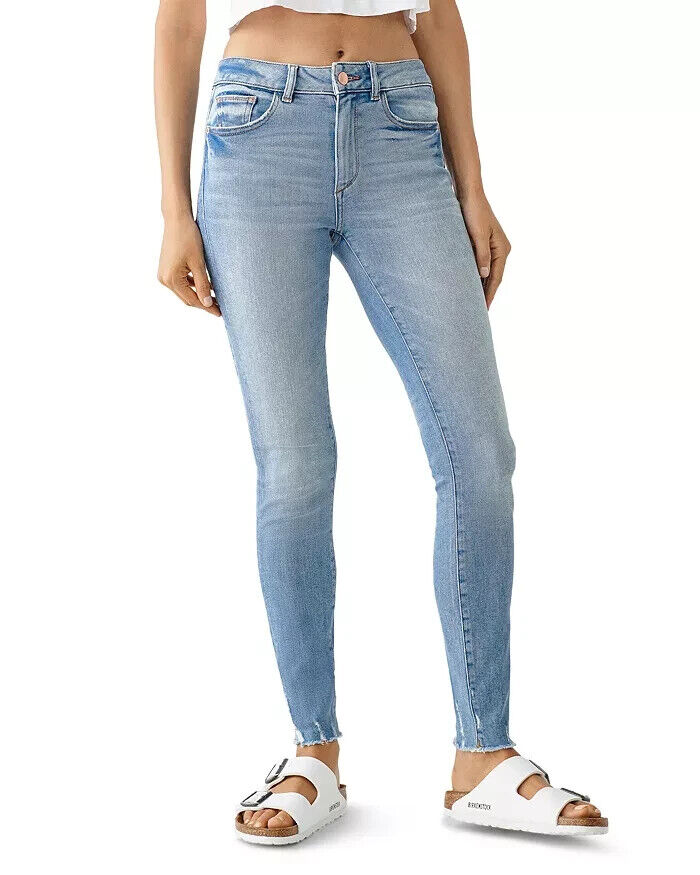 DL1961 Florence Mid-Rise Skinny Ankle Jeans in Osbourne Blue Size 24 MSRP $199
