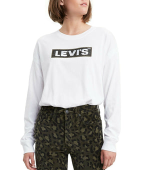 Levi's Women's Limited Oversized Graphic T-Shirt Size L White