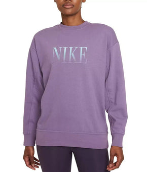 Nike Plus Size Dri-fit Get Fit Graphic Training Sweatshirt Purple 2X MSRP $60