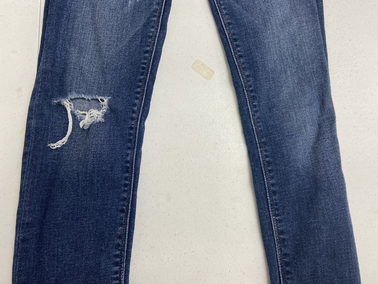 HUDSON Natalie Mid Rise Skinny Jeans Blue Size 25 MSRP $195