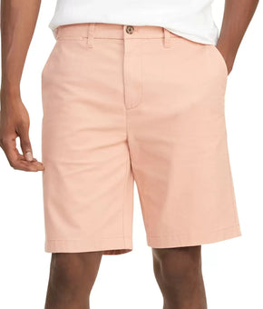 TOMMY HILFIGER Men's 9" TH Flex Stretch Cotton Shorts Pink Size 34 MSRP $60