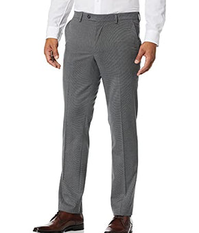 Vince Camuto Men's Slim Fit Suit Pants, Grey Solid Pant, 40W X 32L