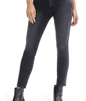 7 For All Mankind The Skinny Jeans in Canyon Boulevard Black Size 33 MSRP $188