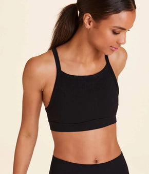 ALALA Flow Seamless Sports Bra Black Size M MSRP $65