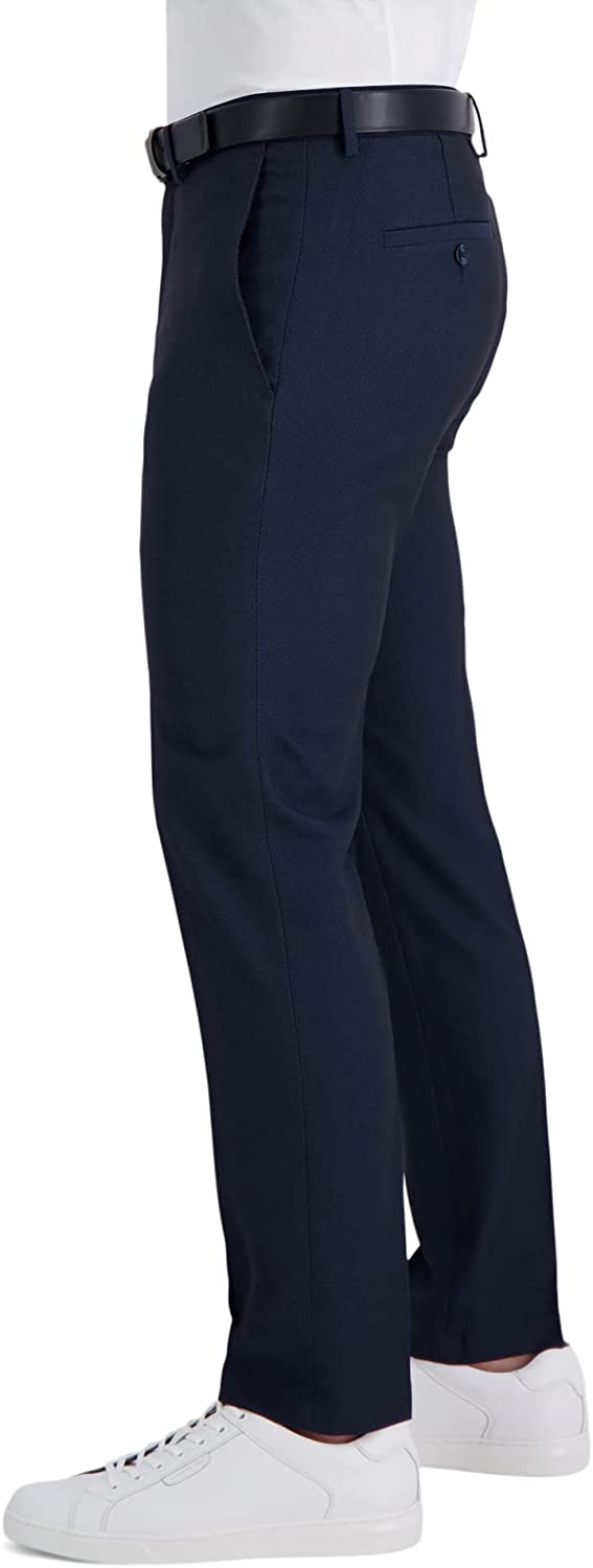 Kenneth Cole Mens Techni-Cole Performance Slim Fit Dress Pant 36W x 34L Navy