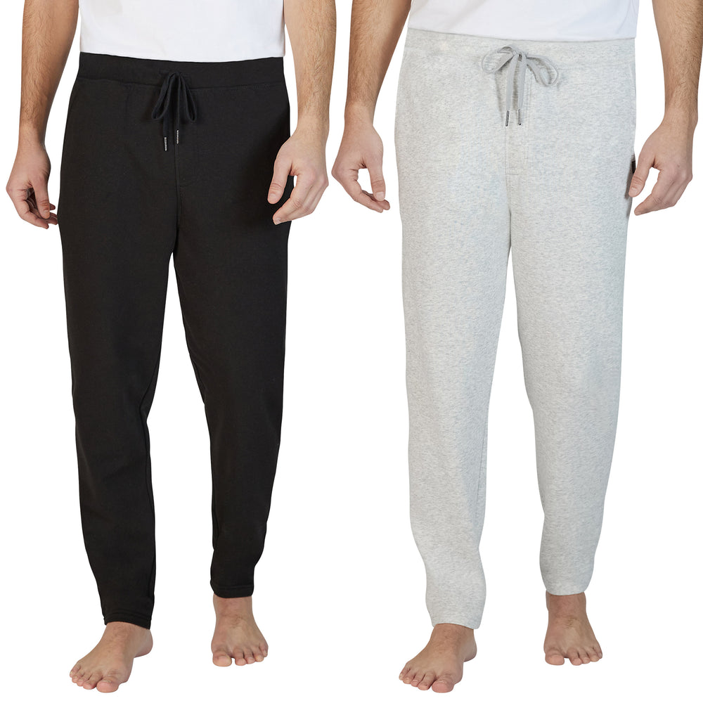 Eddie Bauer Men's Jogger Lounge Pants (2-Pack) Black-gray Size M