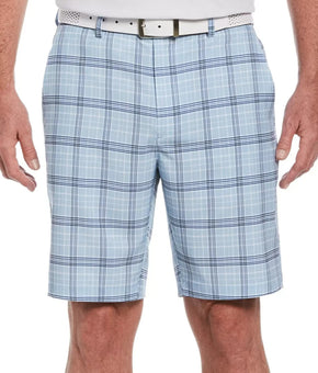 Pga Tour Men's Plaid Shorts Blue Size 32 MSRP $65