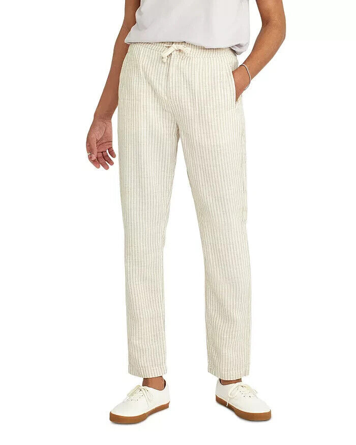 Wax London Alston Men's Slim Fit Striped Pants beige Size 32