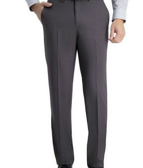 HAGGAR COMFORT PANT PERFORMANCE STRETCH Charcoal Size 36x32
