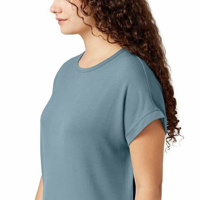 Buffalo David Bitton Womens Crewneck Top blue Size XL