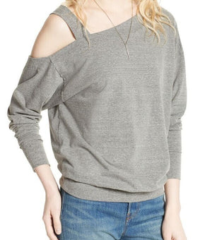 Free People Saratoga Top in Heather Grey Size S MSRP $68