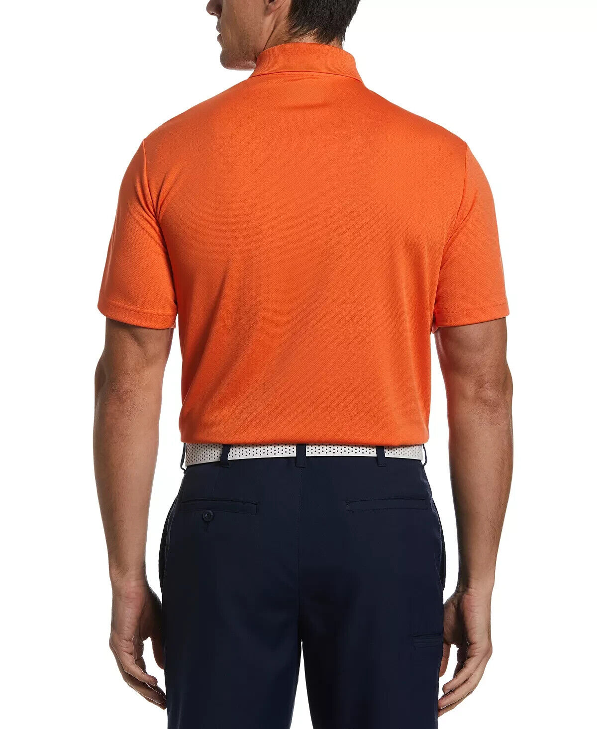 PGA TOUR Men's Airflux Solid Golf Polo Shirt Orange Size XL MSRP $50