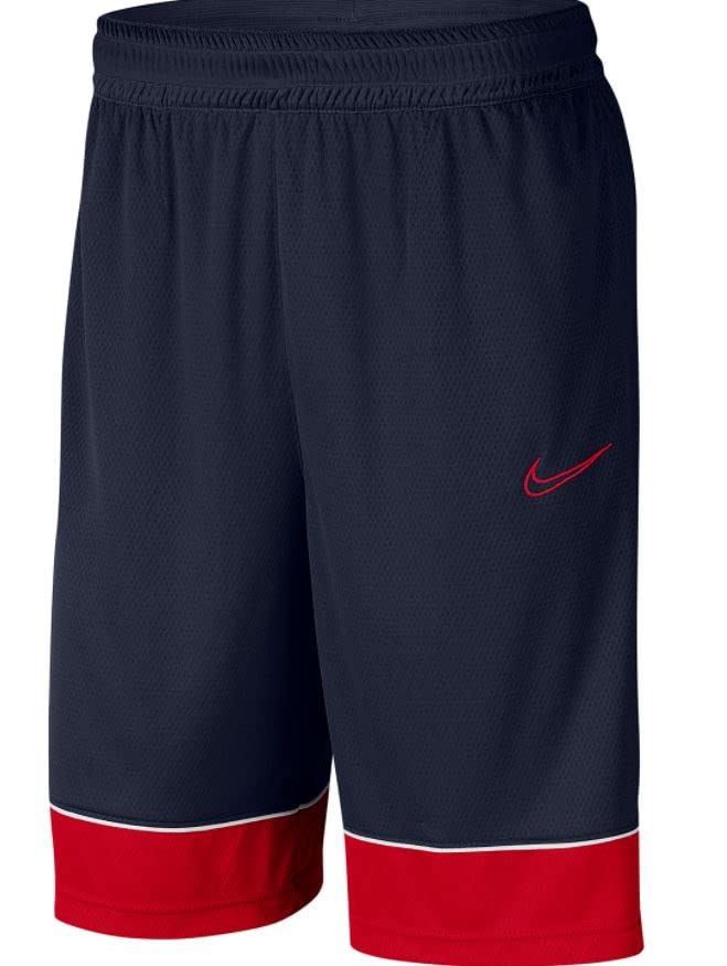 Nike Men's Dri Fit Athletic Basketball Training Shorts blue Size S