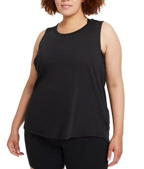 Nike Yoga Dri-fit Plus Size Tank Top Black Size 3X