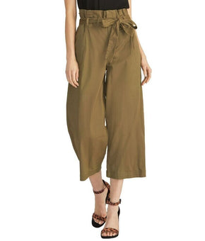 RACHEL ROY Womens Green Belted Pants Size 2 MSRP $99