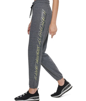 Dkny Sport Women's Ombre-Logo Joggers Gray Size XL MSRP $60