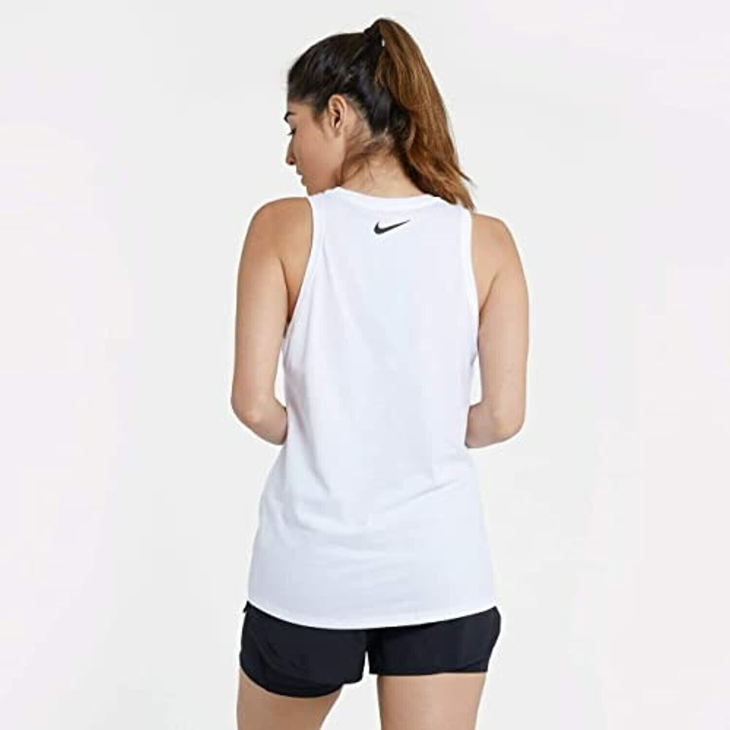 Nike Women's Plus Size Stars Tank Top White Size 2X MSRP $30
