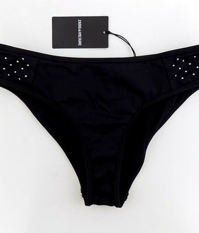 ZADIG & VOLTAIRE Studded Side Bikini Bottom Womens Black Size US 10