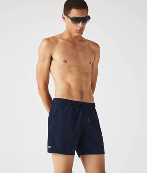 Lacoste Men's Light Quick-Dry Swim Swimwear Shorts Blue Navy Size XL MSRP $70