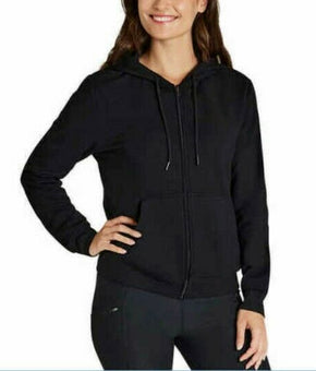 Eddie Bauer Women's Supersoft Full Zip Hoodie Jacket Black Size XL