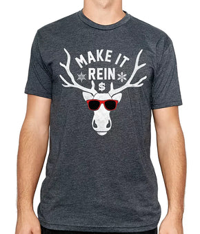 Kid Dangerous Make It Rein Regular Fit Tee Charcoal Grey Size M