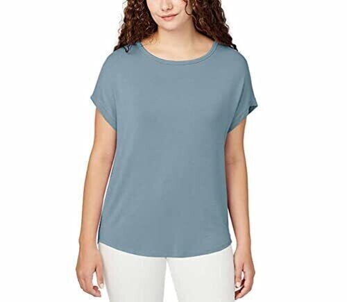 Buffalo David Bitton Womens Crewneck Top blue Size XL