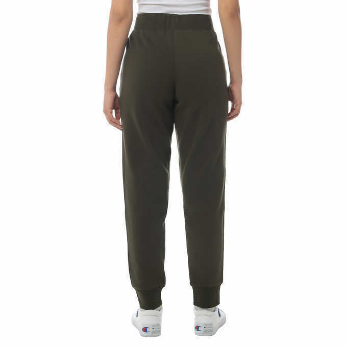 Champion Women's Army Green Sueded Fleece Jogger Pants Size XL