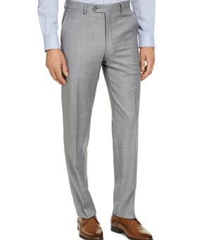 Michael Kors Men's Classic-Fit Airsoft Stretch Suit Pants Light Grey Size 50x32