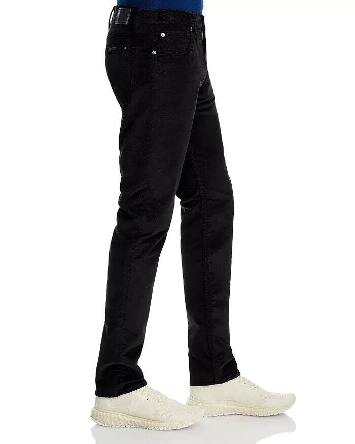 7 For All Mankind Paxtyn Clean-Pocket Skinny Jeans Black Men's Size 29 MSRP $198