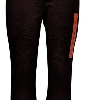 Matty M Leggings Size M High-Rise Slub Legging with Pockets Red Wine