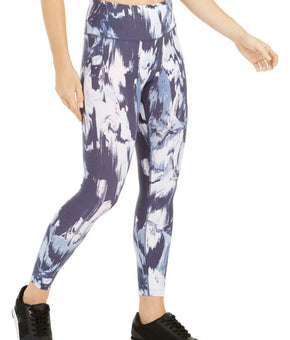 Calvin Klein Womens High-Rise Fitness Athletic Leggings blue Size XXL MSRP $60