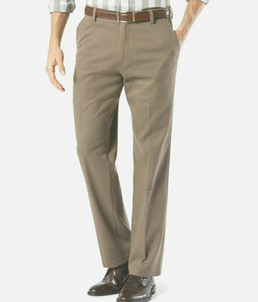 Dockers Men's Khaki Straight Fit Stretch Pants Dark Beige Size 32x29 MSRP $50