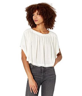 Free People Sunsetter Tee Alabaster Size L (Women's 12-14)
