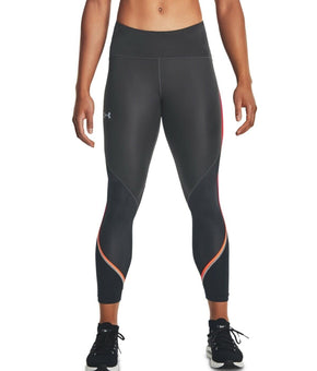 Under Armour Women's Fly Fast Mesh Panel Athletic Leggings Gray Size S MSRP $60