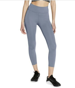 Nike women's Plus Cropped Leggings Size 3X Blue MSRP $50