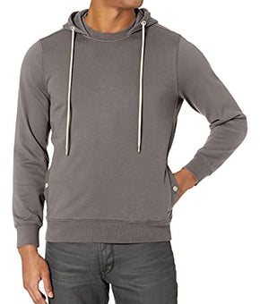 PAIGE Men's Thomas French Terry Hoodie Sweatshirt, Grey Harbour, XXL